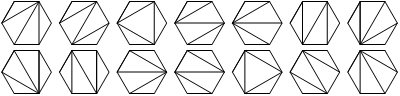 hexagon triangulations