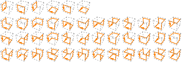 42 paths, 1 x 1 x 1 lattice