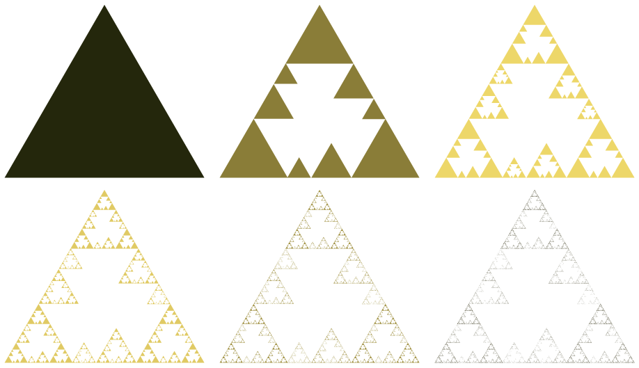 rotationally symmetric triangle variants